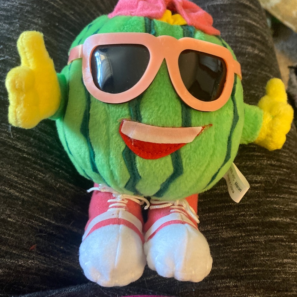 Rare Jolly Rancher Watermelon Lollipops Stuffed Watermelon Advertising Toy